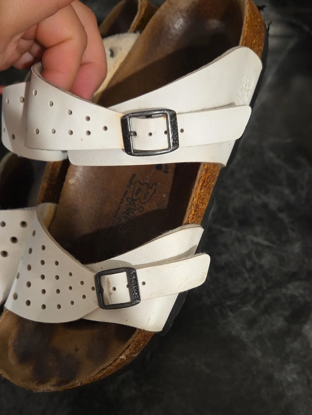 Birkenstock Birki's White Womens Sandals 38